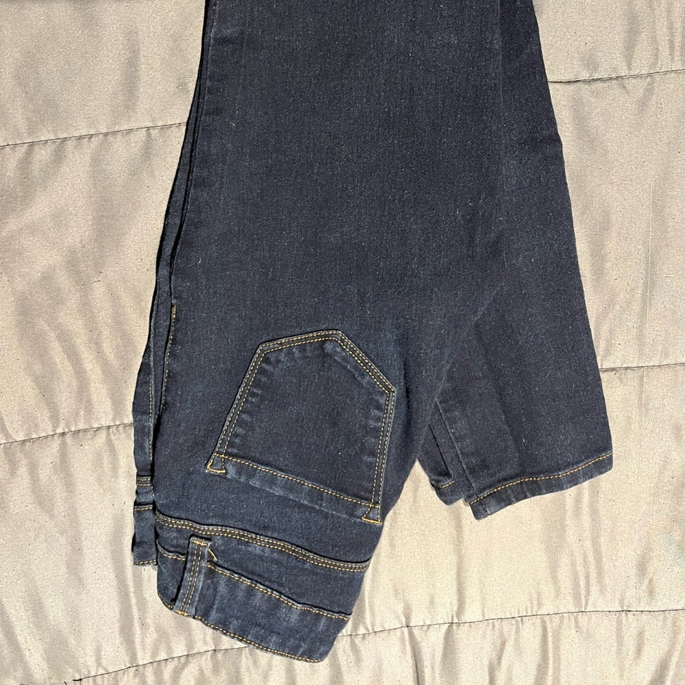 Blue spice skinny jeans
